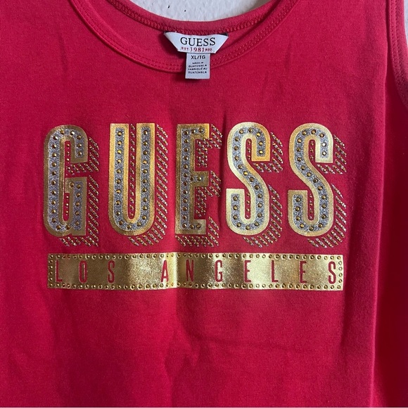 GUESS Y2K Red Tank Top - Picture 3 of 4